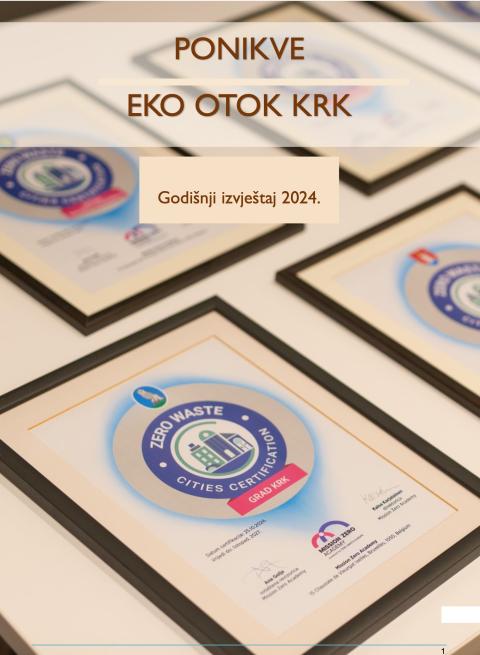 Ponikve eko otok Krk - godišnji izvještaj 2024. godina